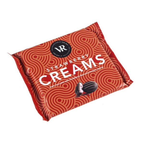 Strawberry Fondant Creams Dark Chocolate Gift Pack Van Roy 90g